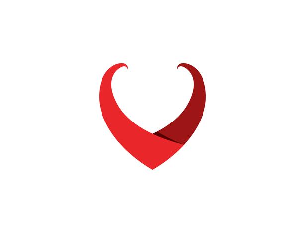 Love Logo and symbols Vector Template pictogrammen app ..