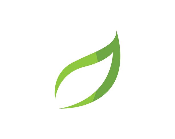 Emblemen van groene Tree leaf-ecologie vector