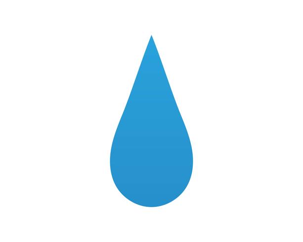 Waterdruppel Logo sjabloon vector