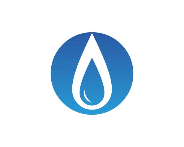 Water natuur logo en symbolen sjabloon pictogrammen app vector