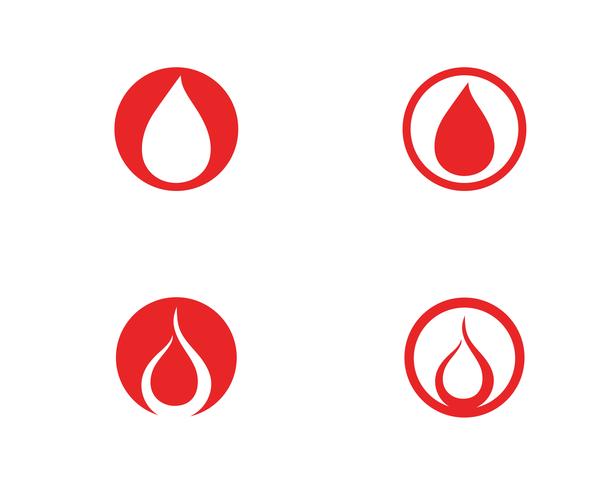 Bloed vector pictogram logo
