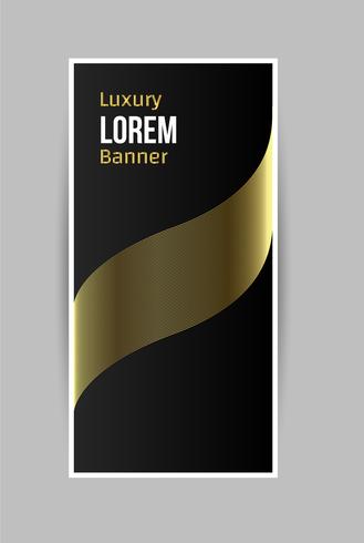 Abstract ontwerp van de Banner van de luxe vector