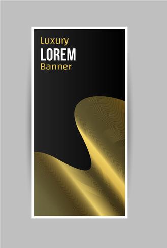 Abstract ontwerp van de Banner van de luxe vector