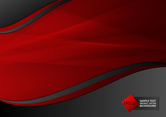 Nieuw ontwerp rood en zwarte kleuren geometrisch abstract modern ontwerp als achtergrond, Vectorillustratie eps10 vector