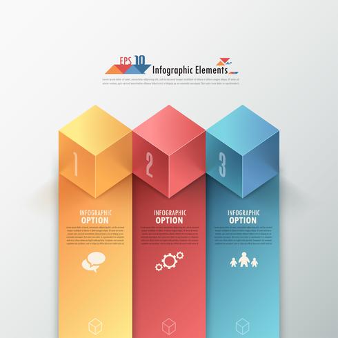 Moderne infographics opties Banner. vector