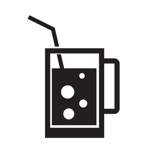 Drink pictogram vectorillustratie vector