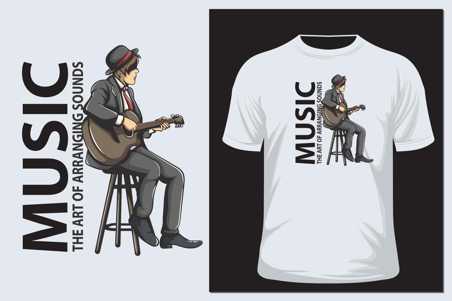 muziekspeler voor t-shirt vector