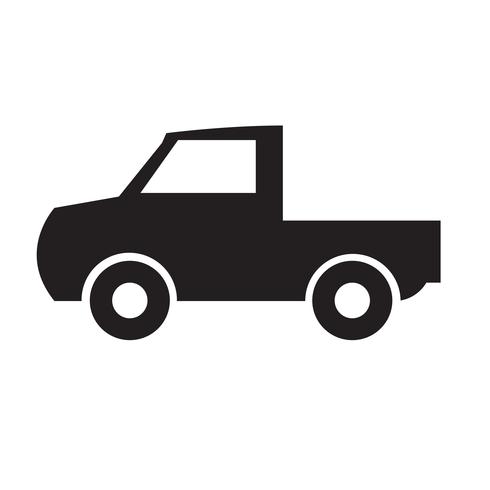 Auto pictogram vectorillustratie vector