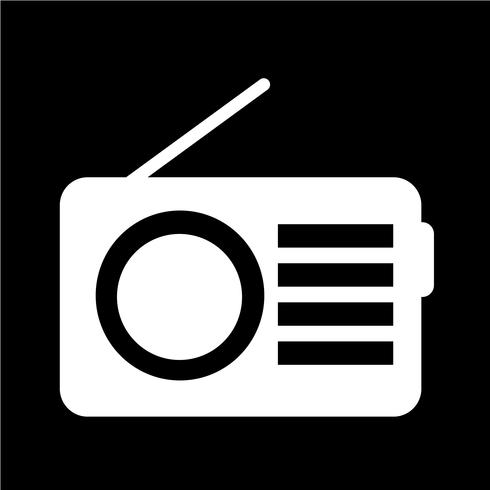 Radio pictogram vectorillustratie vector