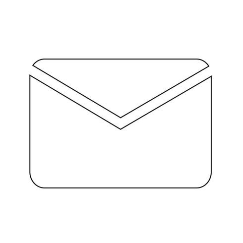 e-mail pictogram vectorillustratie vector