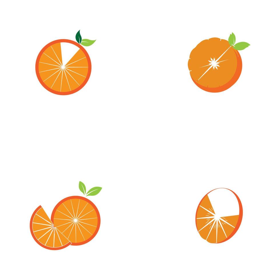 oranje logo ontwerp vector pictogram illustratie ontwerp