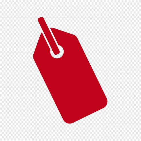 Tag pictogram vectorillustratie vector