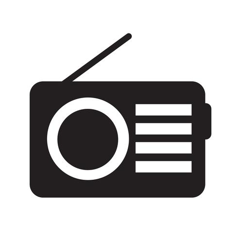 Radio pictogram vectorillustratie vector