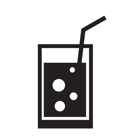 Drink pictogram vectorillustratie vector