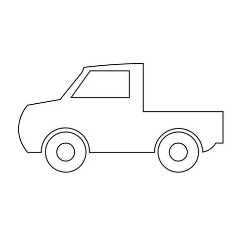 Auto pictogram vectorillustratie vector