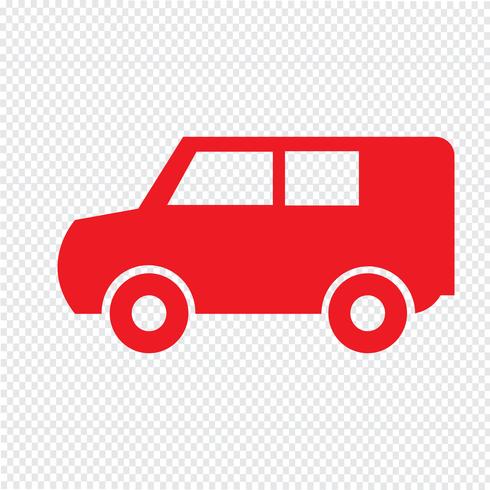 Auto pictogram vectorillustratie vector