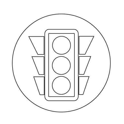 Verkeerslichtpictogram vector