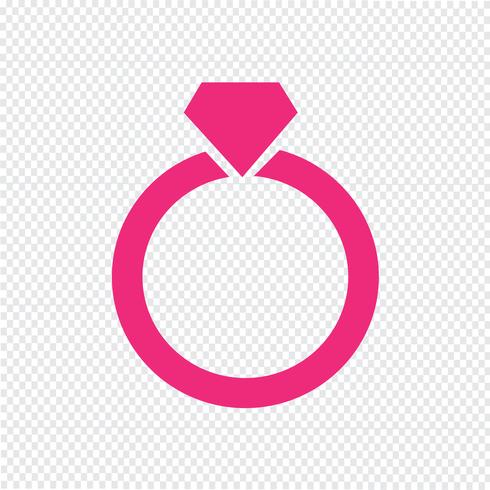 RING pictogram vectorillustratie vector