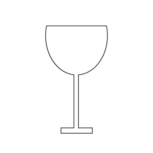 Drink pictogram vectorillustratie vector