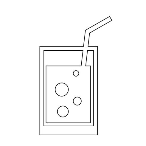 Drink pictogram vectorillustratie vector