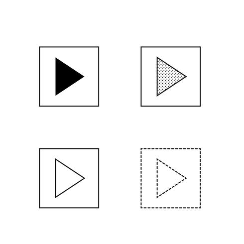 Vector illustratie van het pijlpictogram