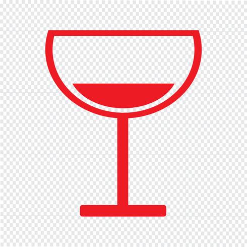 Drink pictogram vectorillustratie vector