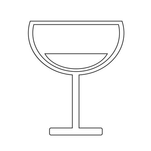 Drink pictogram vectorillustratie vector