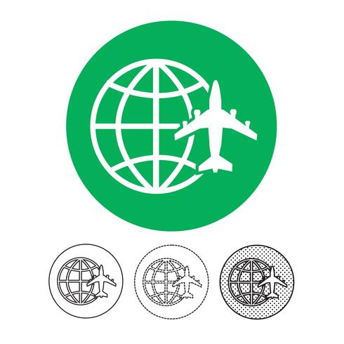 Globe vector pictogram