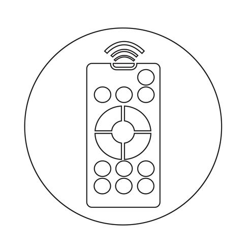 pictogram voor afstandsbediening vector