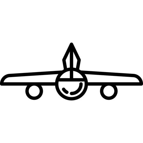 Vliegtuig pictogram Vector