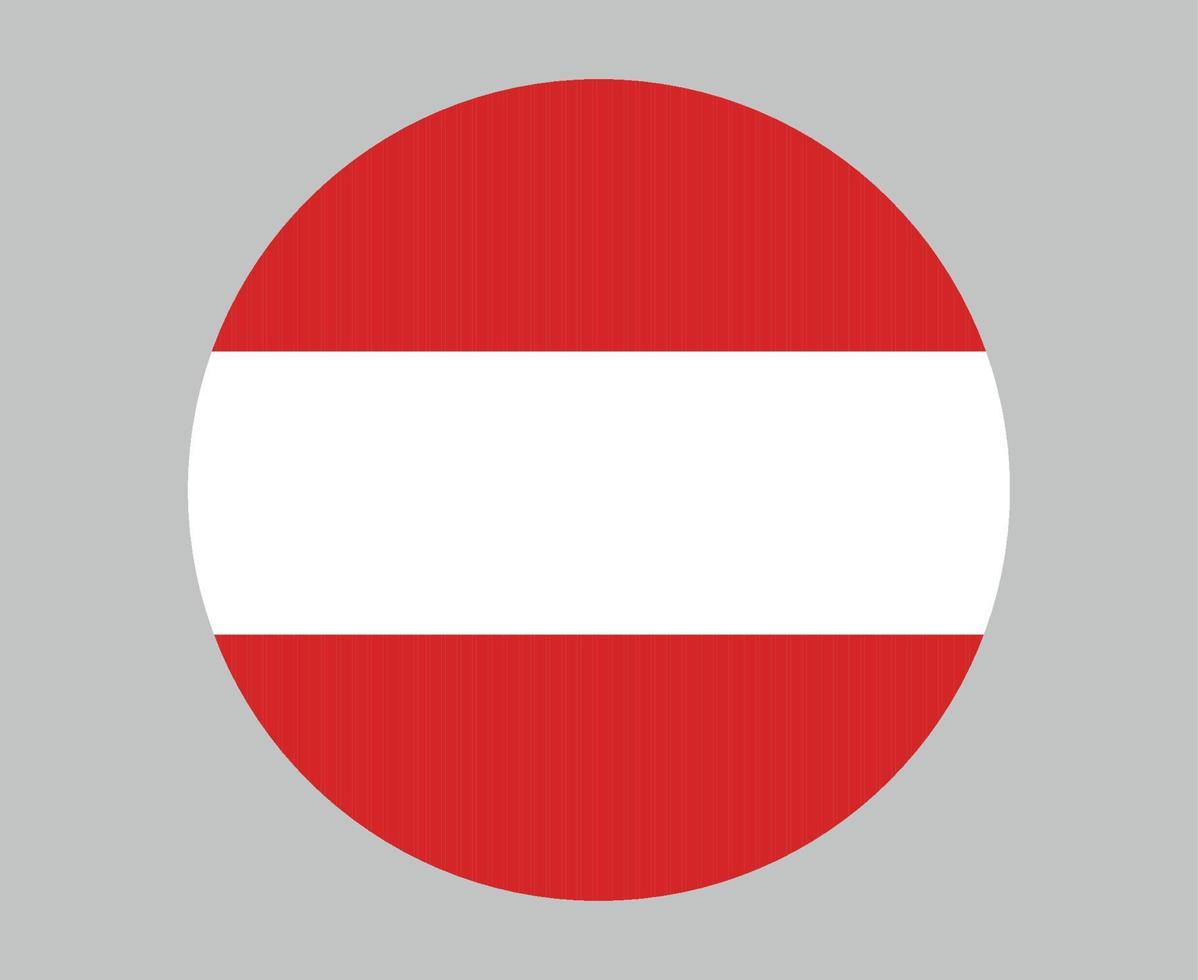 oostenrijk vlag nationaal europa embleem pictogram vector illustratie abstract ontwerp element