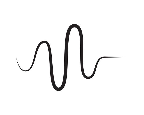 geluidsgolf ilustration logo vector pictogrammalplaatje