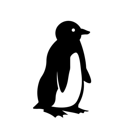 pinguin pictogram vector