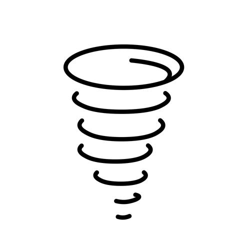 orkaan pictogram vector