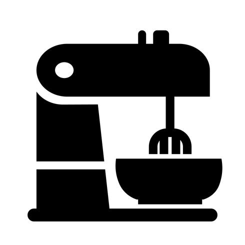 mixer pictogram vector
