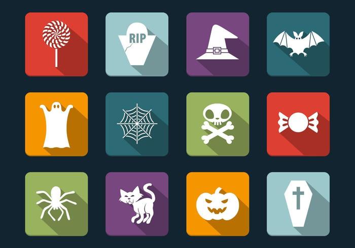 schimmige halloween vector icon pack