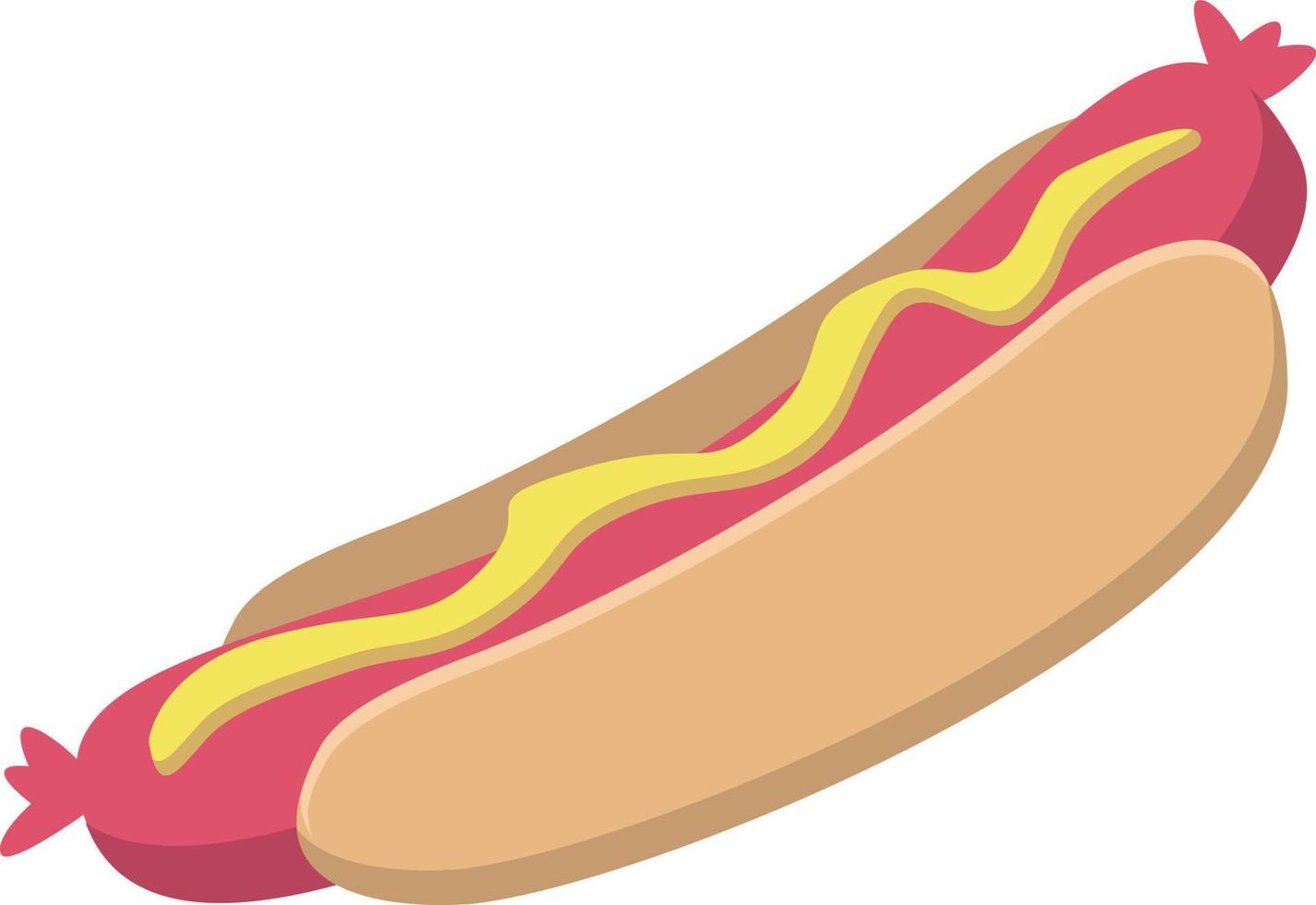 hotdog grafische illustratie vector