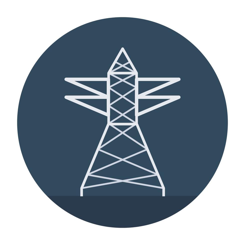 elektrische mastconcepten vector