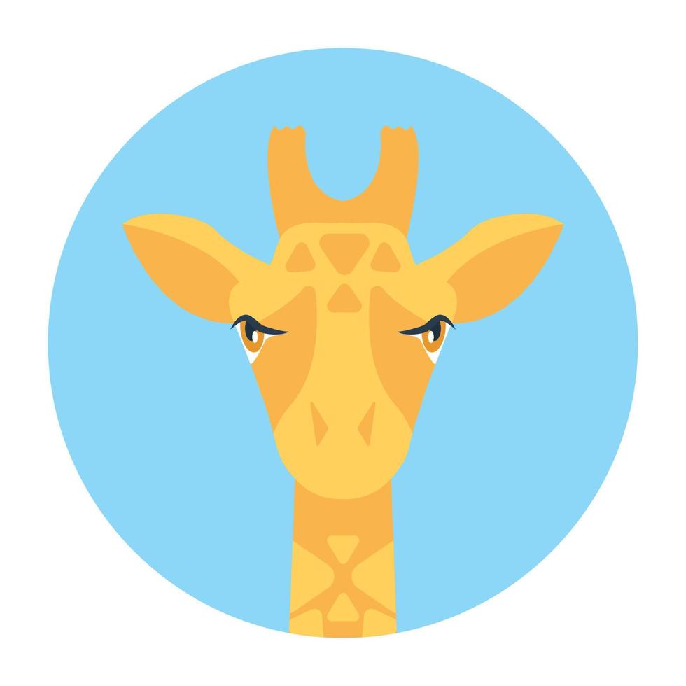 trendy girafconcepten vector