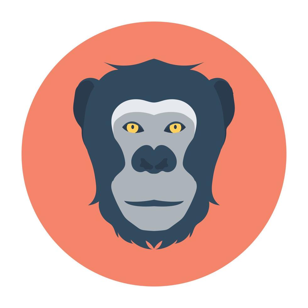 trendy gorillaconcepten vector