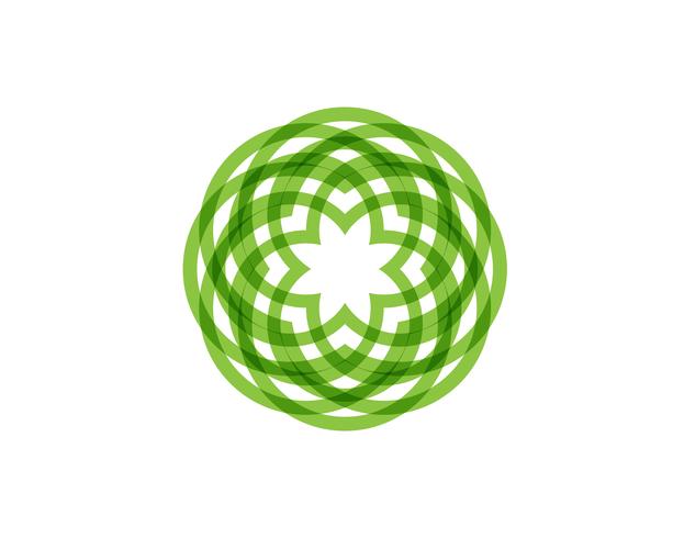 cirkel logo en symbolen Vector