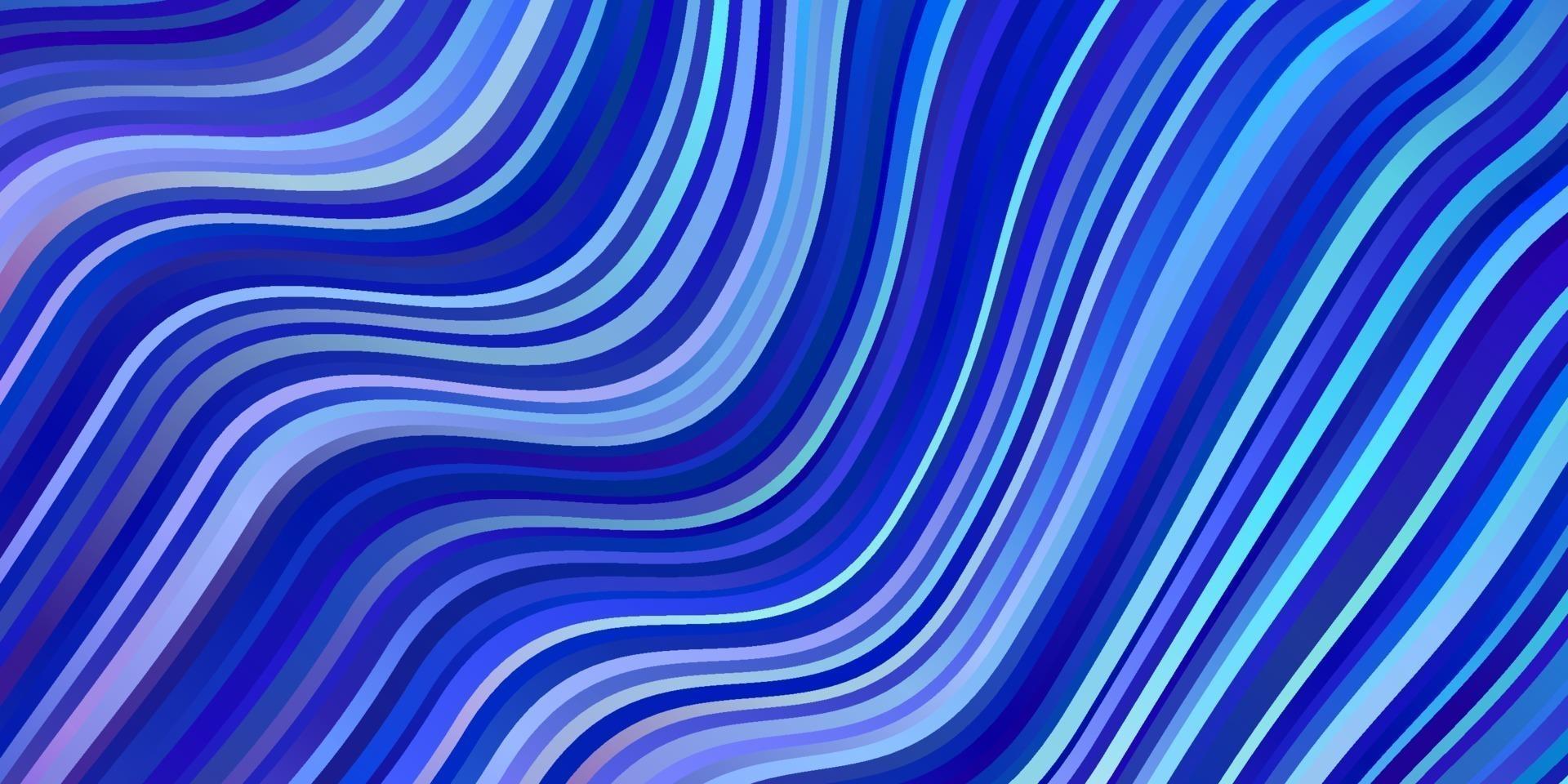 lichtroze, blauw vector sjabloon met curven.