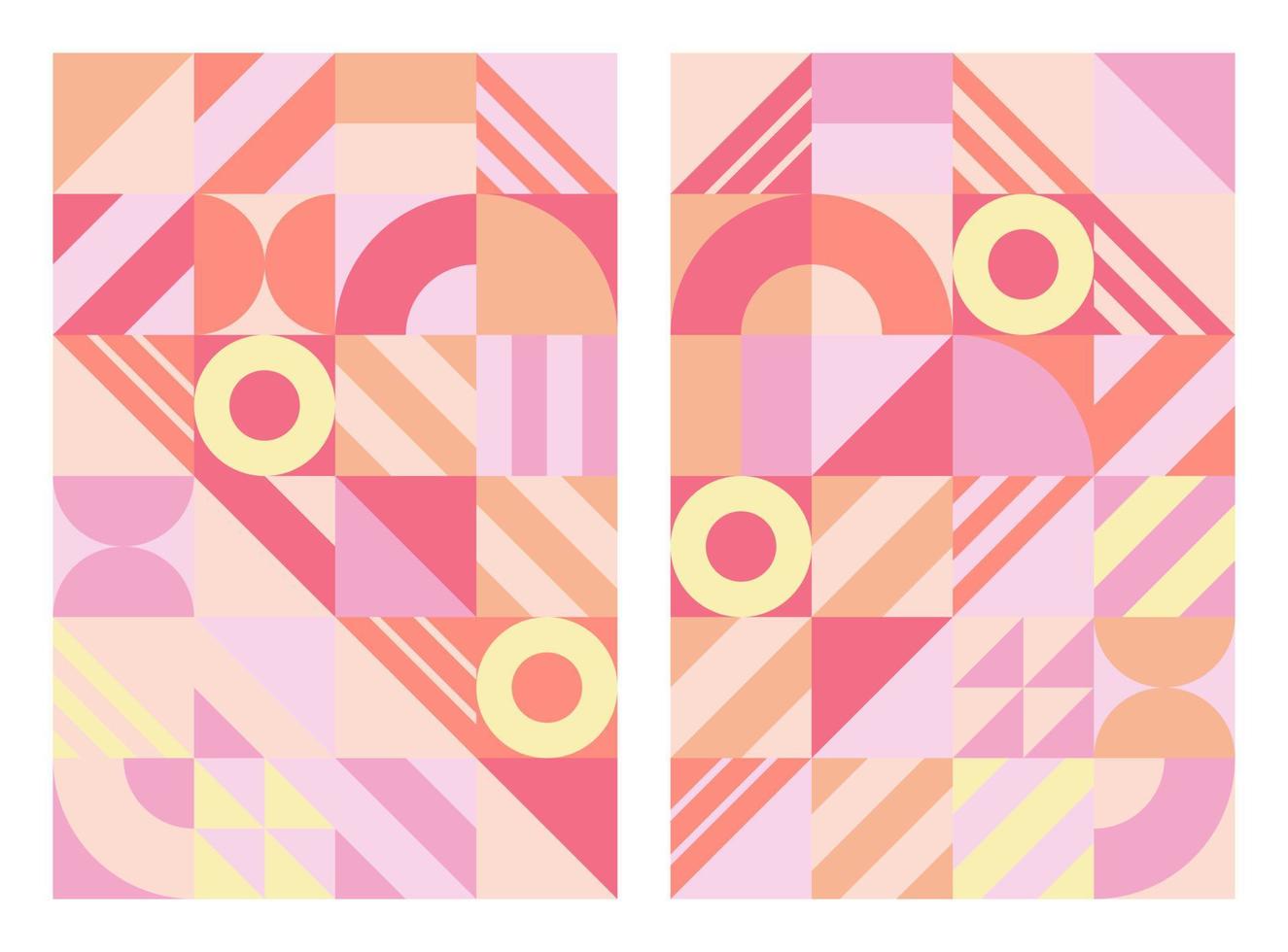 abstracte valentijnsdag achtergrond scandinavische stijl vector