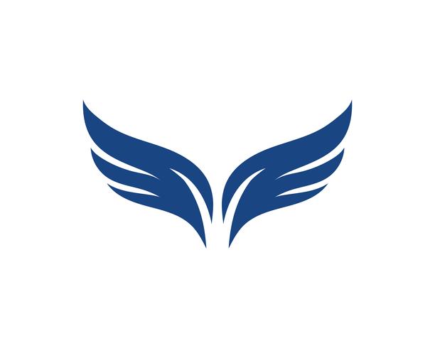 Vleugel Logo Template vector pictogram ontwerp vector
