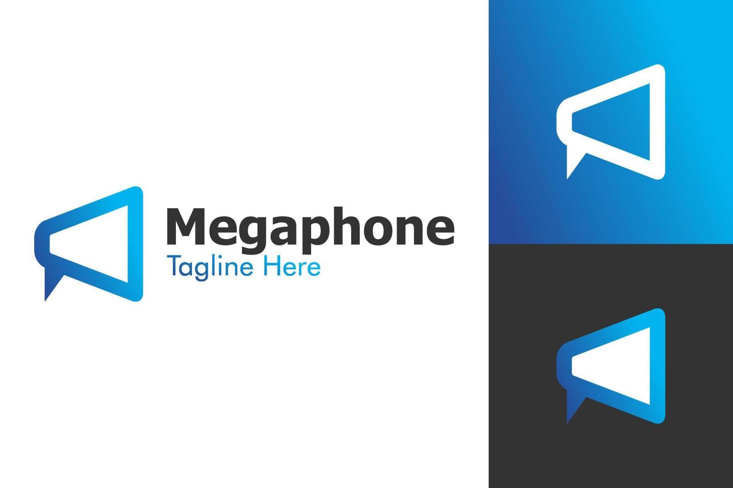 illustratie vectorafbeelding van megafoon logo. perfect te gebruiken voor technologiebedrijf vector