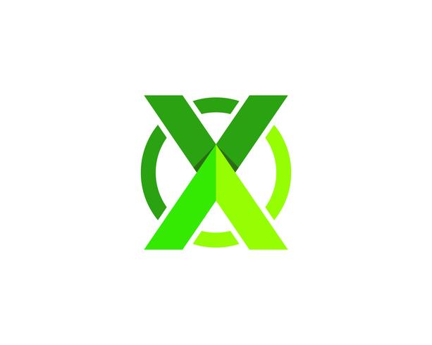 X brief Logo sjabloon vector pictogram