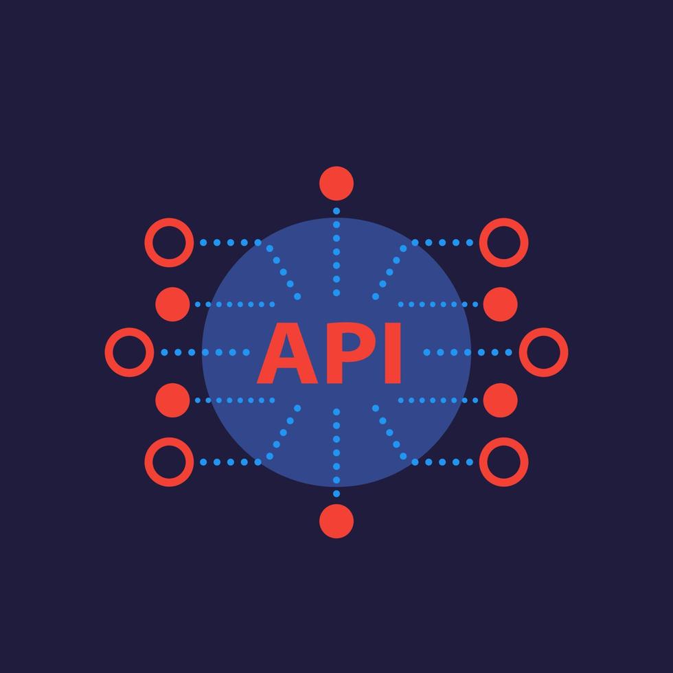 api, software-integratiesysteem, vector