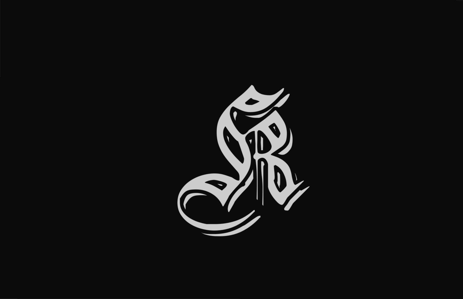 vintage witte k alfabet logo ontwerp letterpictogram. creatieve sjabloon voor bedrijf of bedrijf met zwarte achtergrondkleur vector