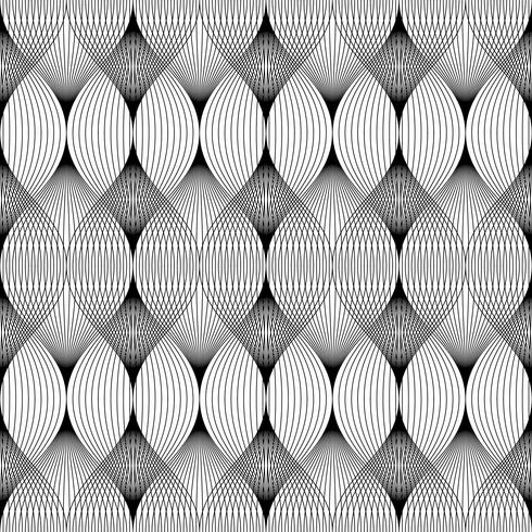 Abstracte geometrische lijnen naadloze patroon achtergrond. vector