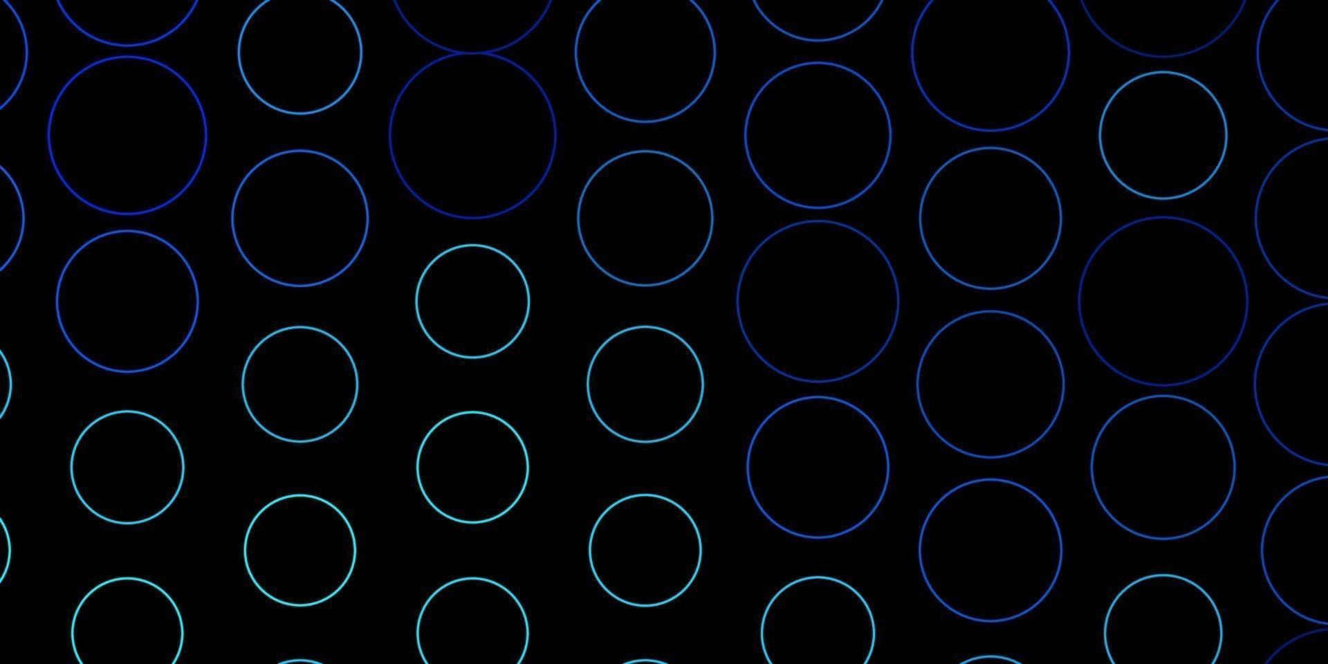 donkerroze, blauw vectorpatroon met bollen. vector